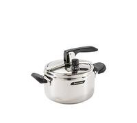 Barazzoni Rapida - Olla a presión de Acero Inoxidable (3,5 litros, Fabricado en Italia)
