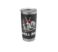 Barbacoa Bro Caracol BBQ Snail Griller Divertido Diseño Vaso térmico de acero inoxidable de doble pared