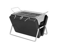 Barbacoa Carbón Parrilla De Carbón Plegable Barbacoa Portátil Simple Ligera Para Cocinar Al Aire Libre Camping Aire Libre Portátil(Black)