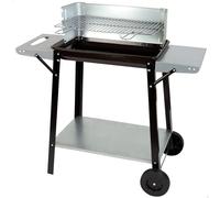 Barbacoa carbón portátil con parrilla 4 alturas Aktive
