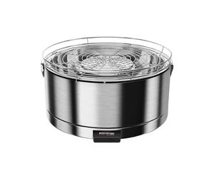 Barbacoa Carbón vegetal Feuerdesign Mayon 33 cm Acero inoxidable