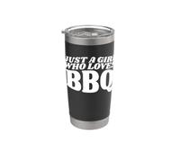 Barbacoa Chica Barbacoa Asar Amante Diseño Vaso térmico de acero inoxidable de doble pared