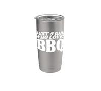 Barbacoa Chica Barbacoa Asar Amante Diseño Vaso térmico de acero inoxidable de doble pared
