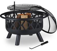 Barbacoa con rejilla y chispas