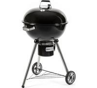 Barbacoa de carbón, Fieldmann FZG 1016, superficie de cocción de 57 cm, parrilla cromada de 53 cm, con termómetro y tapa