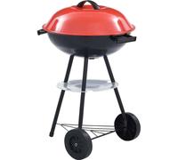 Barbacoa de carbón portátil con ruedas XXL 44 cm