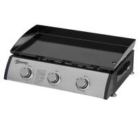Barbacoa de gas portátil con 3 quemadores | Color: Plata, | Dimensiones: 48x63x21 cm