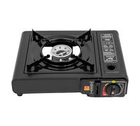 Barbacoa de gas portátil para exteriores, encendido electrónico, barbacoa de camping con potencia de combustión de 2500 W, mini barbacoa plegable con maletín de transporte para picnic, camping