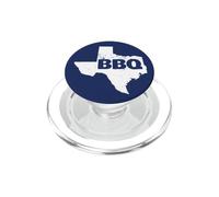 Barbacoa Dentro del Mapa de Texas BBQ PopSockets PopGrip para MagSafe