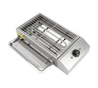 Barbacoa eléctrica de mesa, 2600 W, para interior y exterior, parrilla eléctrica, para balcón, mesa, barbacoa interior, barbacoa de interior