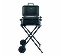 Barbacoa eléctrica SEVERIN con patas y tapa 2300W, superficie 45x30 cm, cable 195 cm, grill grande jardín 8598