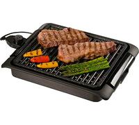 Barbacoa electrica Starlyf Smokefree Grill, Parrilla eléctrica libre de humo y olores,1250 W, Antiadherente, cocción uniforme, cocina carnes y verduras a la parrilla
