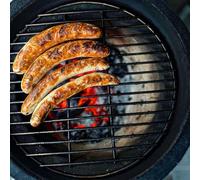 Barbacoa Kamado - Parrilla de cerámica - Barbacoa de carbón - Horno ahumador - Mini parrilla - Diámetro de 32 cm