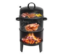 Barbacoa para ahumar, barbacoa 3 en 1, horno para ahumar y barril para ahumar