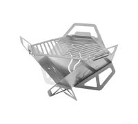 Barbacoa plegable de acero inoxidable carbón portátil Camping Picnic | Diseño plegable de acero inoxidable para una distribución uniforme del calor y fácil limpieza