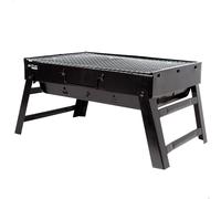 Barbacoa Portátil Aktive a carbón, medidas 50x30x23cm, portátil y plegable con asa de transporte