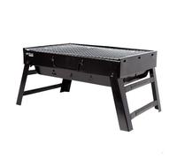 Barbacoa Portátil Aktive a carbón, medidas 50x30x23cm, portátil y plegable con asa de transporte