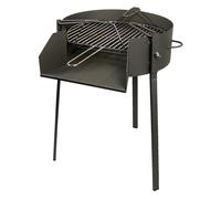 barbacoa redonda con soporte para paella ø50cm imex el zorro