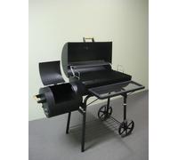 Barbacoa XL Laguna SECA, tipo parrilla/carrito para barbacoa, para carbón. Chimenea para barbacoa, fabricada en acero de aproximadamente 1,5 mm de grosor, de calidad profesional