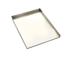 Barbecook plancha Pedro de acero inoxidable, 43×32×3cm - placa de cocción duradera para barbacoa y cocina al aire libre