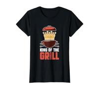 Barbecue Lover BBQ Master Grilling, Divertido Rey de la Parrilla Camiseta gráfica económica