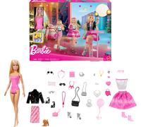 Barbie Doll Holiday Advent Calendar with 24 Clothing and Acces (Importación USA)