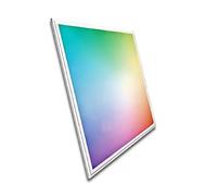 BARCELONA LED Panel LED Smart WiFi 60x60 RGBW CCT 40W | 3500lm,Control TUYA App,Mando Incluido,3000K-6500K,Techo Empotrable Inteligente