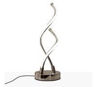 BarcelonaLED Lámpara de Mesa Moderna con Doble Espiral Hélice Luz LED Regulable Blanco Neutra 4000K para Mesita de Noche Salón Decoración Oficina