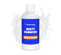 Barniz Acrilico Mate Transparente 250 ml - Barniz Incoloro Mate para Superficies Pintadas Acrilico | Lacquer Manualidades para Cuadros Acrilicos, Arcilla, Piedra, Madera | Varnish al Agua Incoloro