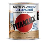 Titan Receiver Barniz al agua ecológico M20100014 decoración brillante incoloro 250 ml