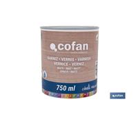 Barniz al agua mate, chalk varnish, 750 ml