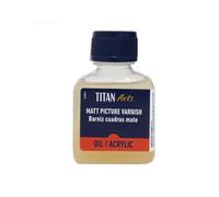 Barniz Cuadros Mate Oleo Y Acrílico Titan 100 Ml Ideal para Óleo y Acrílico.
