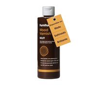 Barniz extrafuerte para madera - Secado rápido, barniz transparente - Casi inodoro, barniz al agua - Protege la madera de interior de arañazos y manchas - Mate - 250 ml