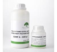 Barniz Poliuretano al Agua 2 Componentes Extra Mate para Microcemento Cemento Impermeable Alta Resistencia UV No Amarillea Protector Suelos y Paredes Interior Exterior INNOVA CHEMICAL