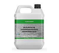 Barniz - Resina para Hormigón Impreso -5L- | Indicado para la Protección, Sellado, Decoración de Pavimentos Impresos Creando una Película Transparente e Incolora (5 Litros)