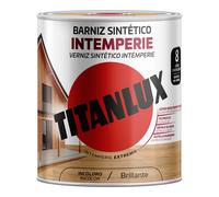 Barniz sintético intemperie brillante incoloro 4l titanlux m14100004