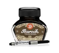 Barock 1910 - Tinta para pluma estilográfica Umbra con convertidor (30 ml), color marrón