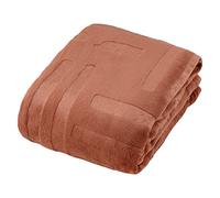 Baroni Home Manta de Forro Polar, Manta de Invierno Suave para Cama y Sofá, Mantas para Sofa, Manta Doble e Individual (Terracota, 130x160 cm)