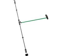 Tesa Assa Abloy, 1930908NV, Barra Antipánico Universal 1930 con dos puntos de cierre, Picaportes de Acero Basculante, Negro y Verde