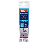 tesa Barra bajo puerta de PVC cepillo para moquetas 1 m x 43 mm transparente