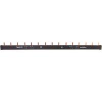 Barra colector Dommae, 3 polos, 63A, longitud = 405 mm, 15x27 mm, modelo 14813