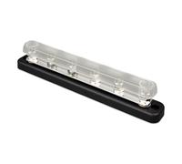 Barra colectora de 150 A, 6 polos + tapa