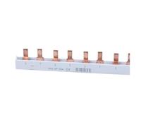 Barra colectora de cobre con interruptor aire 2 pines, barra | colectora de cobre, bloque de terminales de 1 pin, tira de conexión de barra guía(DF-2P 63A-24 circuits)
