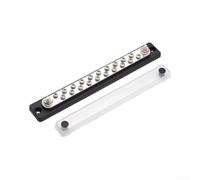 Barra Colectora Negativa 150A 48V Solar ABS(22) | 150A capacidad corriente, núcleo conductivo bajo for para resistencia, evita sobrecalentamiento, ideal sistemas solares