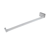 Barra colgador para armario castor con luz led y sensor movimiento en color gris metalizado 70.8 cm corte ajustable
