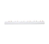 Barra de Cobre Tipo PIN, 2P 12 Vías, 63A para Caja de Distribución de | Barra colectora de cobre aislada con PVC con núcleo de cobre rojo, cortable, para disyuntores C45 DZ47 IC65N