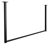 Barra de colgar fenton metal negro 7x100x60 cm