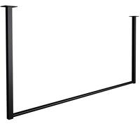 Barra de colgar fenton metal negro 7x120x60 cm