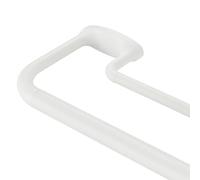 Barra de cortina doble Mayrhyme, barra de cortina envolvente para ventanas, empalme interno de 2,5 cm al frente y 1,6 cm en la parte posterior, barra de cortina ajustable con remates y soportes de