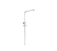 Barra de ducha con un diseño extensible de 86 cm a 126 cm de acabado cromado de Imex - Plateado / Acero / Imex